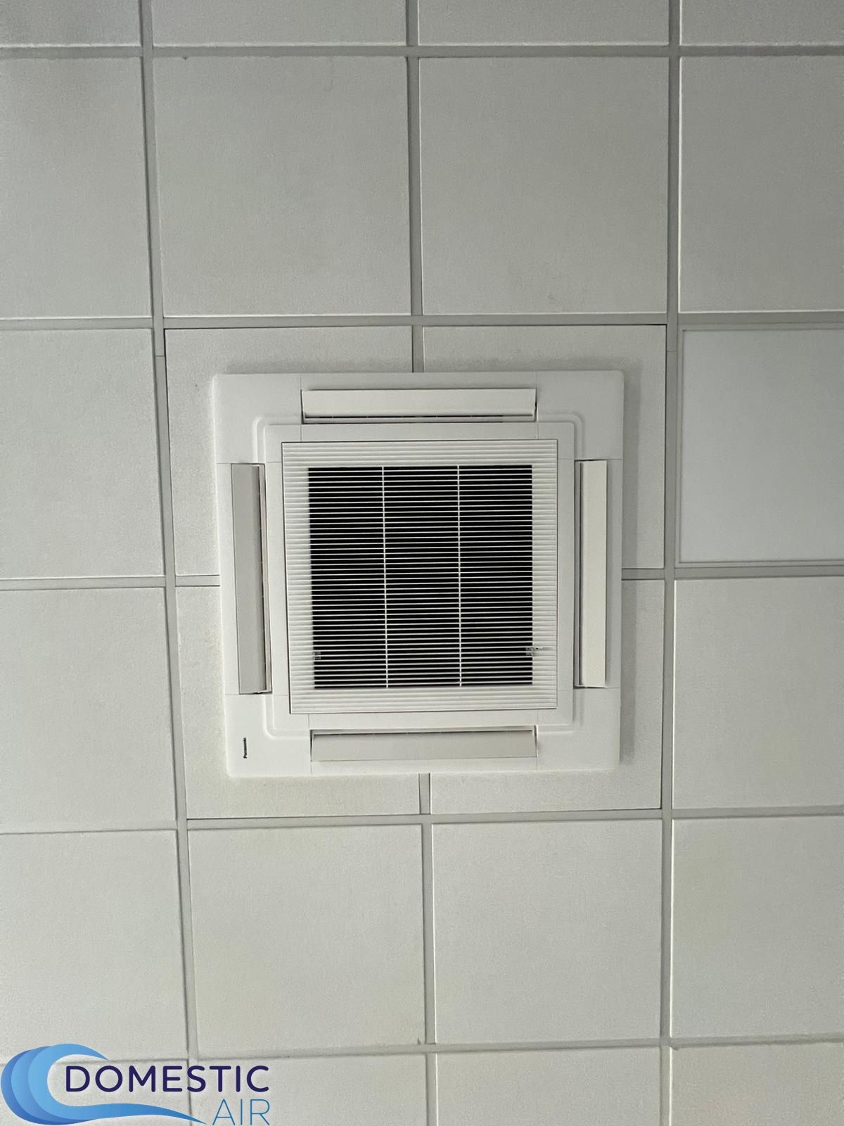 Pipework leading into Condensor